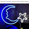 LED Neon Lamp USB Moon Star Pattern Sign Light Home