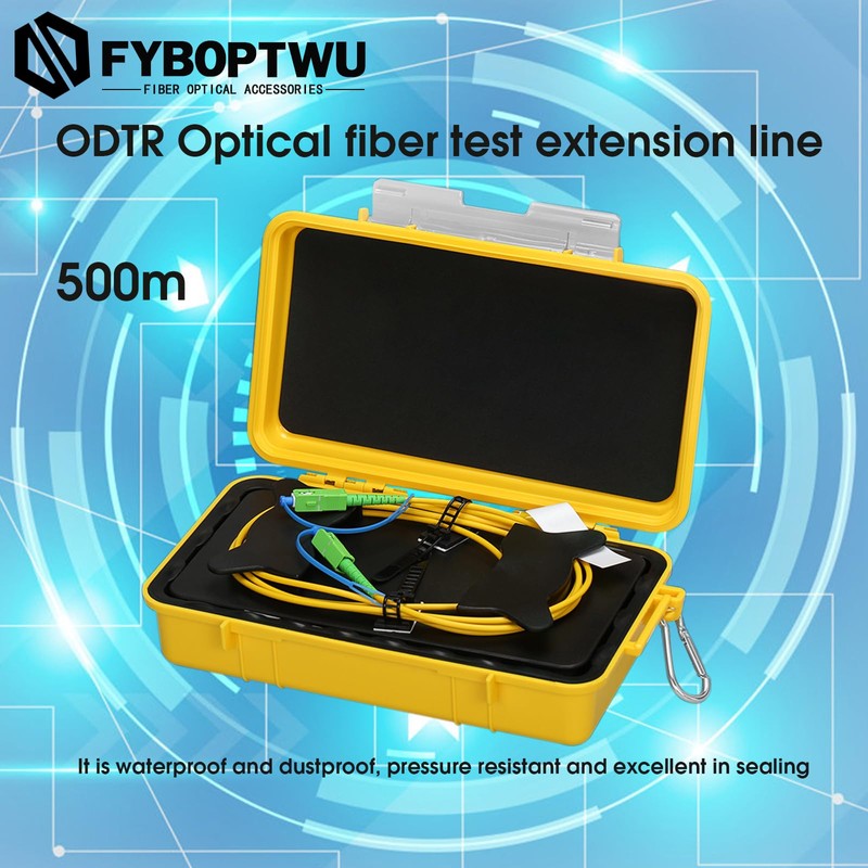FYBOPTWU - OTDR Launch Cable Box SC/APC-SC/APC Singlemode SM（9/125） Extension
