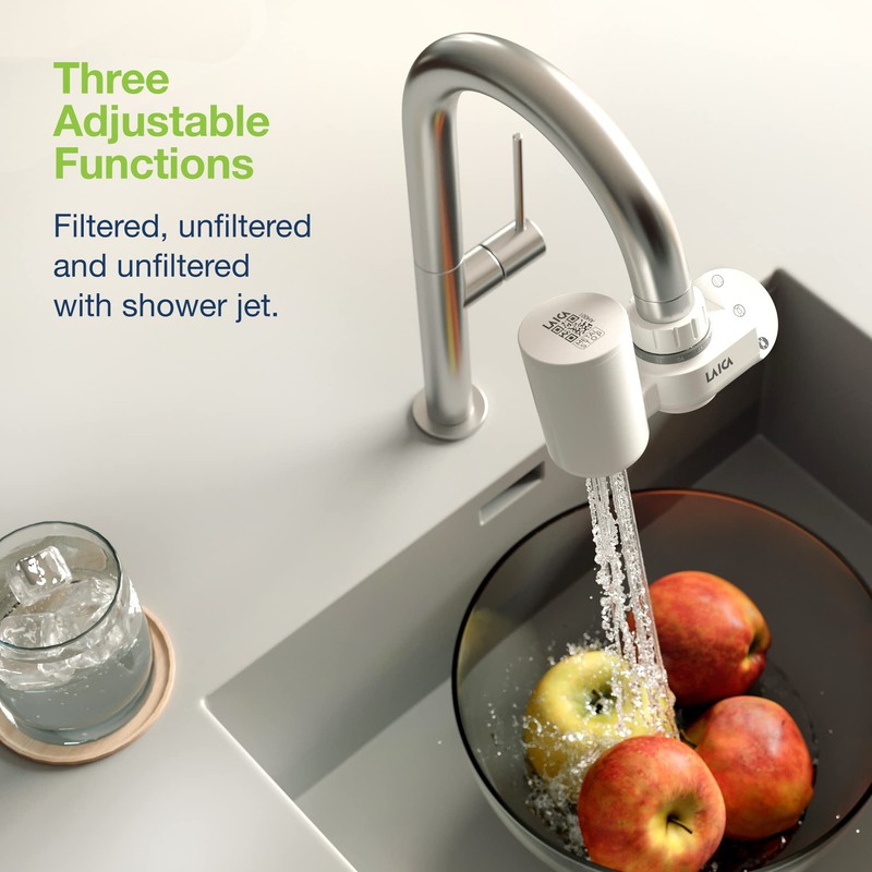 LAICA Genova Water Filter Tap with Hydrosmart System + Metal