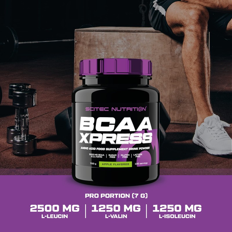 Scitec Nutrition BCAA Xpress, Sugar, Gluten & Lactose Free, 5g
