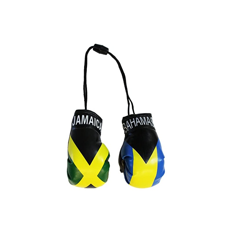 Jamaica and Bahamas - Mini Boxing Gloves