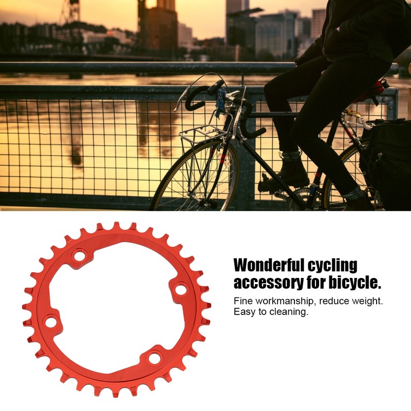 Aluminium Alloy Bike Positive &amp; Negative Tooth Disc Single Disk