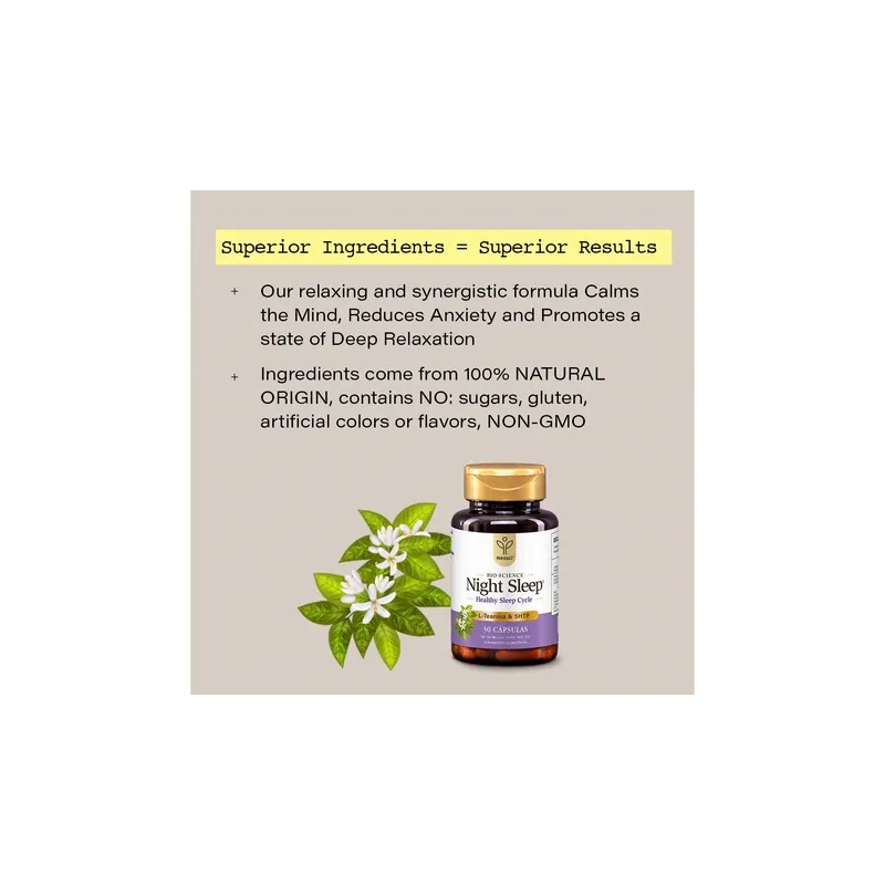 Pastillas Para Dormir 100% Naturales Neosci® 30 Caps. Sin sabor