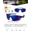Polarized Sports Sunglasses for Men Women Youth Baseball Cycling Running