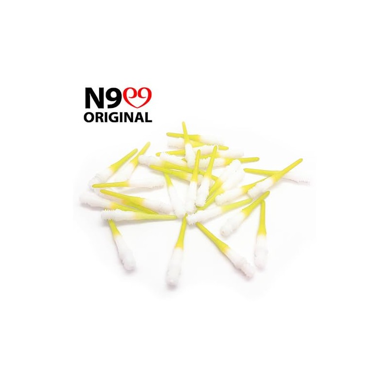 L-Style Premium Lippoint N9 TwinColor White Pack of 30 Yellow