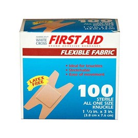 Knuckle Bandage-Medium (100/BOX) Knuckle Bandages 1-1/2" W x 3" L Box of 100 Each