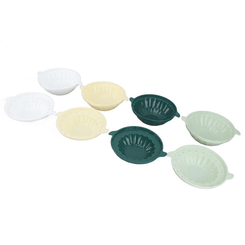 Ice Bowl Containers Mold Light Green Dark Green White Yellow