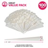 Cotton Candy Cones (100 Pack) - White Cotton Candy Sticks
