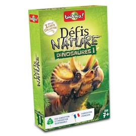 bioviva ! - Challenges Nature Dinosaurs, 1 Version 2022, Bet on the Strengths of These Animals to Win the Battle, Card Game, 2 to 6 Players - 7 Years