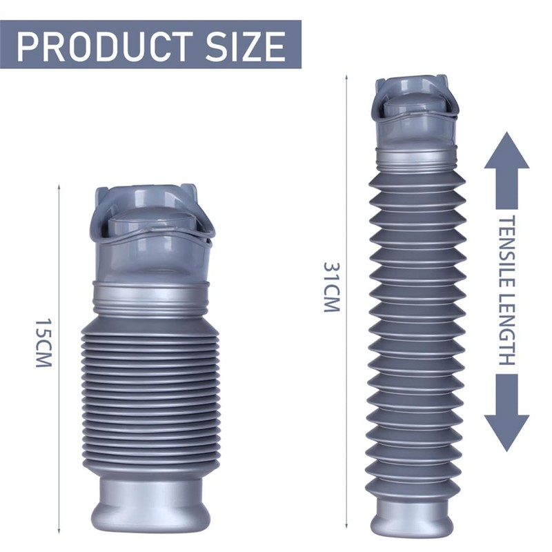 NUOOO Emergency Urinal Shrinkable Pee Bottle 600ML Portable Potty Urinal