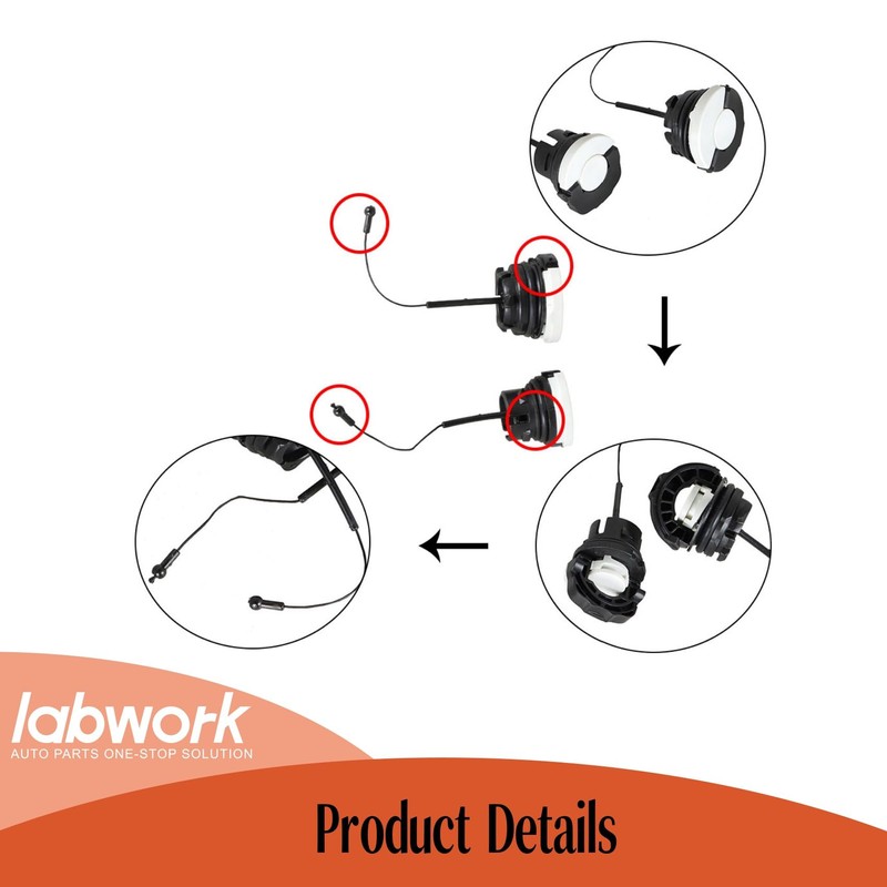 labwork 2 Pack Fuel Oil Tank Cap Vent Hose Kit