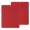 Linden Sweden Flexible Cutting Board 2-Pack - Lays Flat for Secure Work Surface - Extra-Thick for Durability - BPA-Free and Food-Safe (Red)