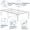 LUSIMO Twin XL Bed Frame with Storage Heavy Duty 18