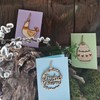 Logbuch-Verlag 4 Frohe Ostern Geschenkanhänger aus Holz - Osteranhänger mit