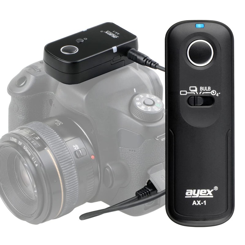 Ayex AX-1 (E3) Remote Shutter Release for Canon EOS, 80D,