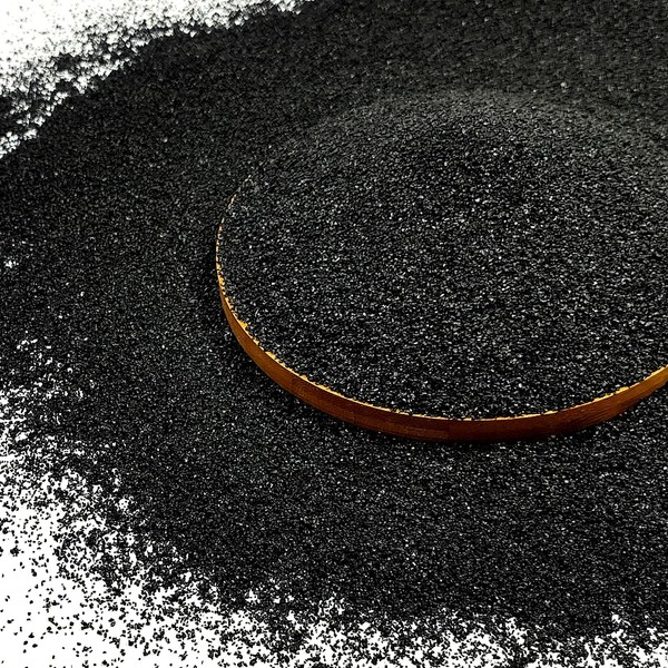 FANTIAN 20 lbs Black Silica Sand. Decorative Aquarium Gravel Substrate