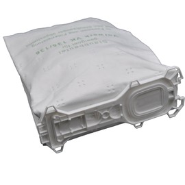 12 Sacchetti per aspirapolvere compatibili con Vorwerk Folletto Kobold 135, 136, 135SC, VK 135 e VK 136, FP135 e FP136, 5 strati di tessuto non tessuto, con chiusura igienica