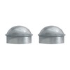 VIVIDA 2-3/8" Chain Link Post Caps 2 PCS, Galvanized Fence