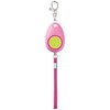 Raymay Fujii Water Resistant Anti - Theft Alarm, safety pink