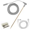 Copper Grounding Rod Kit with 40ft Grounding Wire & Alligator