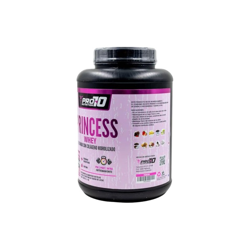 Pro Performance Princess Woman Whey Protein Suplemento Nutricional Proteína Suero