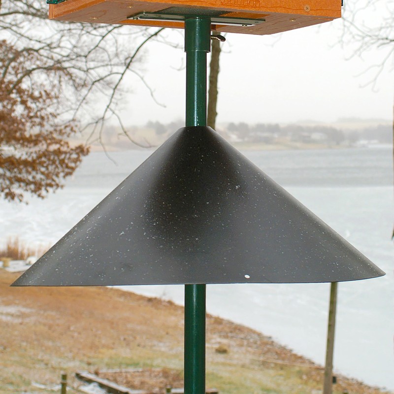 Woodlink NABAF18 Audubon Wrap Around Squirrel Baffle, 18-Inch - Black