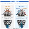 Midori Anzen SC19PCLV Helmet for Work with PC Clear Visor,