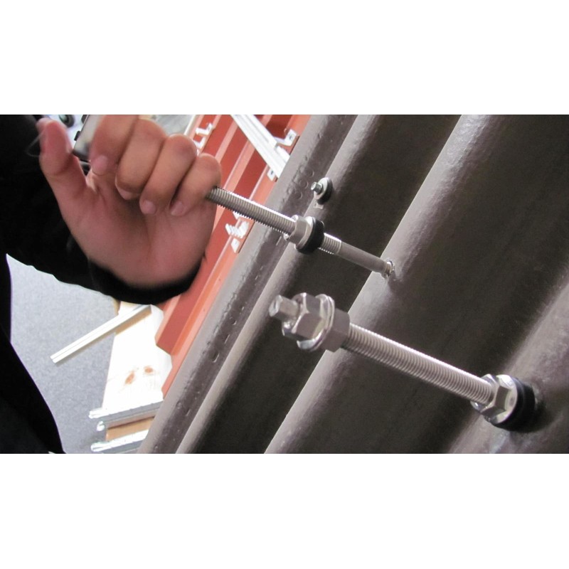 Vooxa Hanger Bolts M10 x 300 Pre-Assembled Stainless Steel V2A