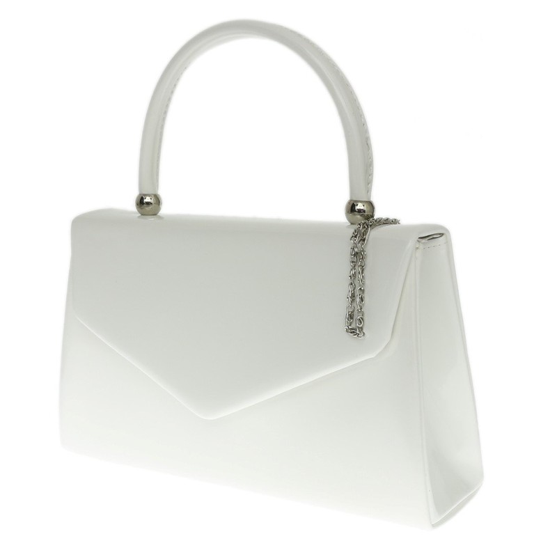Girly HandBags New Neon Yellow Nude Patent Clutch Bag Handbag