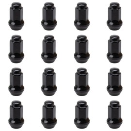 (16 Pack) Tusk Tapered Lug Nut 10mm x 1.25mm Thread Pitch w/14mm Head Black for Kawasaki Mule 610 4x4 XC 2010-2016