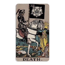 Death Tarot Sticker - [3.25'' x 5.5"