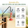 Idzo Deck Bird Feeder Hanger for Railing, 11inch Deck Hook