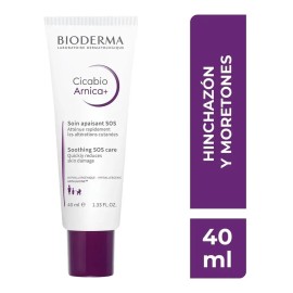 Bioderma Cicabio Árnica+, Crema Descongestiva para Golpes y Moretones, 40 ml