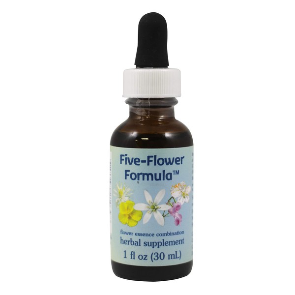 Flower Essence Services, Five-Flower Formula Dropper - 1 oz