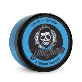 Don Juan Pomada Hybrido | A Base De Agua | Fijación Fuerte | Acabado Alto Brillo | 4 Oz