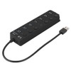 7-port USB 3.0 Hub 5GB/S High Speed with Key Switch