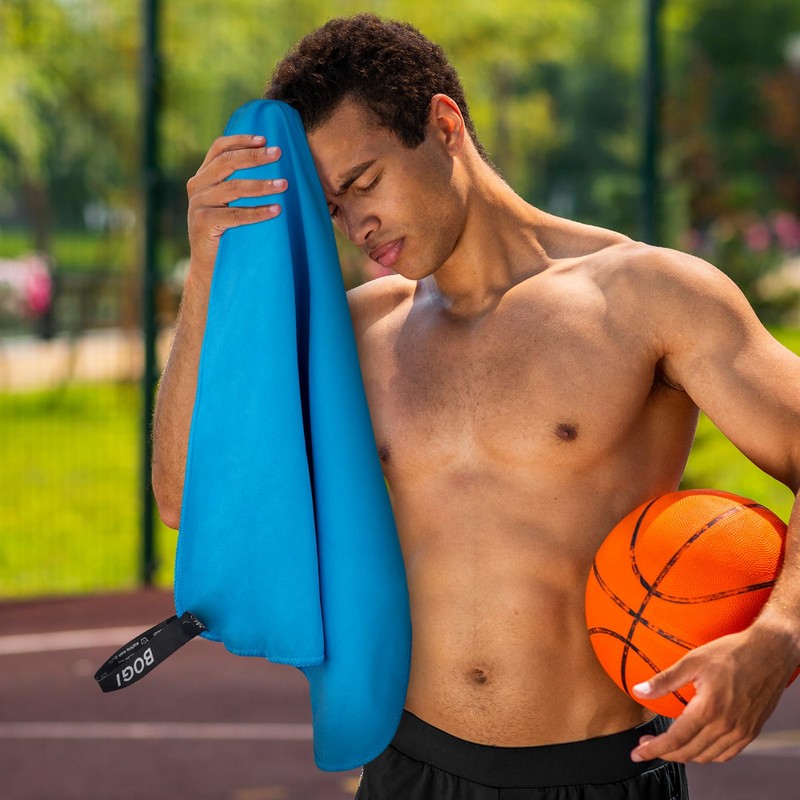 BOGI Microfiber Travel Sports Towel-Quick Dry Towel, Soft Lightweight Microfiber