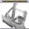 20Pc J Hook (2In Galv Steel) - Cable Hooks/Wire Hooks/J-Cable