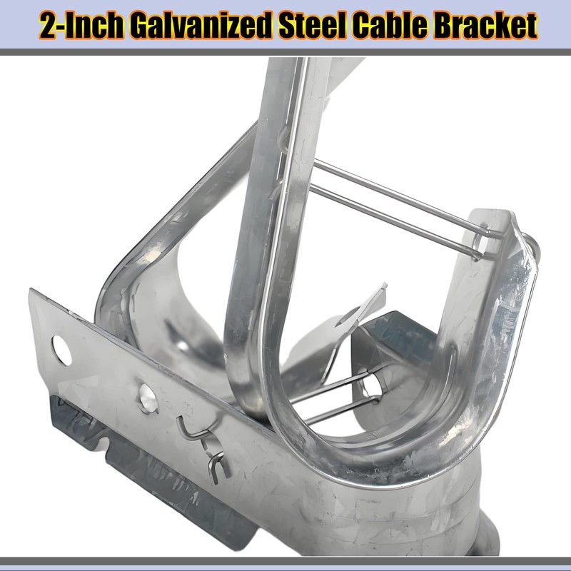 20Pc J Hook (2In Galv Steel) - Cable Hooks/Wire Hooks/J-Cable