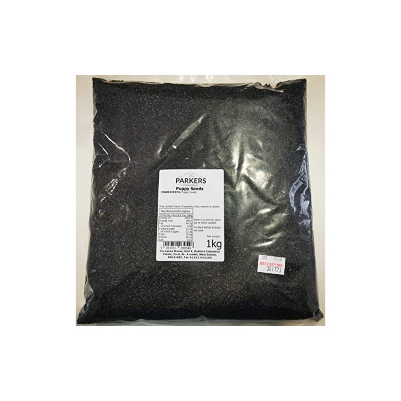 Parkers Poppy Seeds 1kg