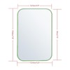 Yafmcy 8 Inch Desktop Makeup Mirror, Foldable Portable Princess Mirror