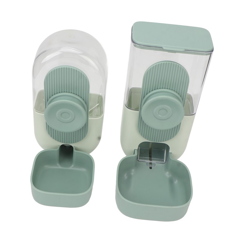 Hanging Automatic Food Water Dispenser Safe Cage Cat Food Water