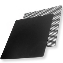 Cooks Innovations Toaster Oven Non Stick Liner & Crisper Set - Get Crispy Food Every Time - Easy Clean Up - Premium Crisping Sheet with Nonstick Oven Liner for Toaster Oven (9 x 11)