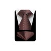 HISDERN HTC-04S Men's Necktie, Chief Set, 40 Patterns, Business, Weddings,