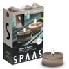 Spaas 12 Maxi Scented Tealights in Transparent Clear Cup, ±