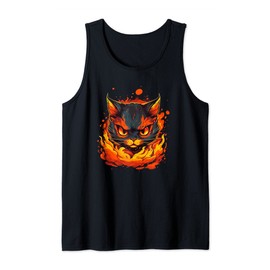 Burning Hellcat with Flames for Fire Sport training Tank Top