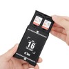 KIWIFOTOS 16 Slots Pop-up Memory Card Case Shockproof TF SD