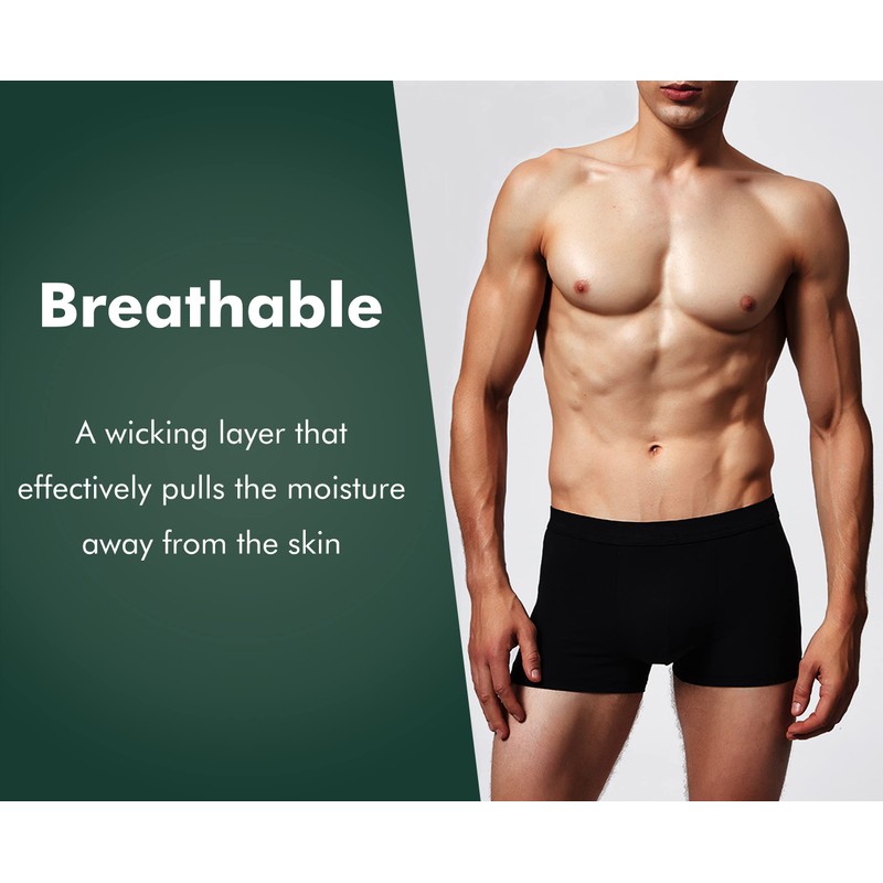 AIRCUTE Washable Urinary Incontinence Underwear for Men, Instant Absorbency, Bladder