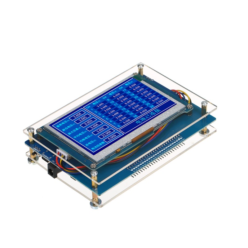 24 Series Lithium Battery Voltage Detector with Acrylic Shell Baffle,