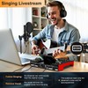 tenlamp G10 Gaming Audio Mixer, Audio Interface with 3.5mm/XLR Microphone